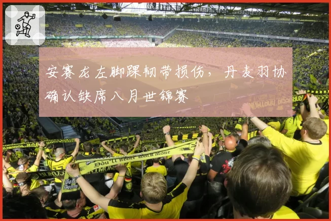 安赛龙左脚踝韧带损伤，丹麦羽协确认缺席八月世锦赛