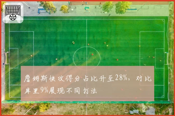 詹姆斯快攻得分占比升至28%，对比库里9%展现不同打法